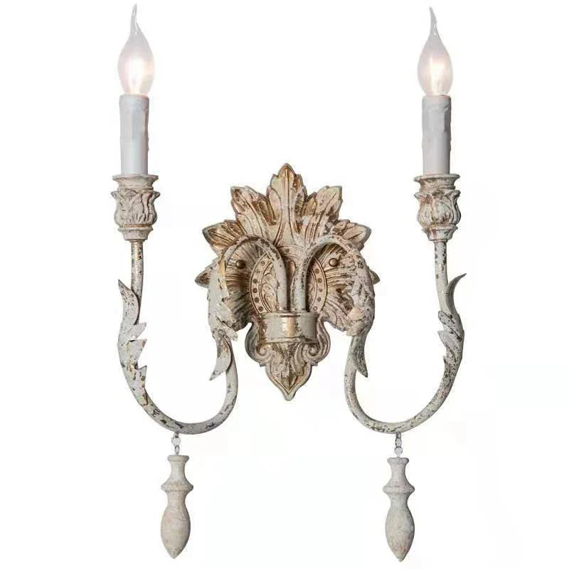 Axyaa Retro French Wall Lamp for Home, Living Room, Bedroom and Corridor