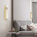 Axyaa Marble Wall Lamp: Modern Minimalist LED Indoor Lighting for Bedrooms & Living Rooms