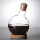 Axyaa Clear Glass Wine Decanter Bottle with Cork - 1000ml/2000ml