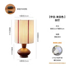 Axyaa Wooden Hemp Rope Table Lamp LED E27 Bedside Study Home Decor