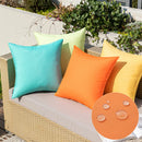 Axyaa Outdoor Waterproof Linen Pillow Covers for Patio Garden