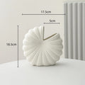 Axyaa Shell Shape Ceramic Vase Nautilus Snail Handicraft Ornament Home Decor