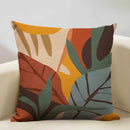 Axyaa Geometric Cushion Cover 45x45cm Linen Pillowcase for Home Bedroom Sofa