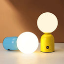 Axyaa LED Table Lamp: Rechargeable Night Light for Bedroom, Desktop, Living Room