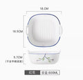 Axyaa 7-Inch Baking Bowl Double Ear Tableware Microwave Oven Rice Salad Tray