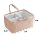 Axyaa Multifunctional Baby Organizer Basket - Large Capacity Travel Diaper Bag