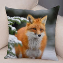 Axyaa Fox Pillowcase for Home, Office, Car Decor