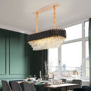 Axyaa Luxury Crystal Chandelier for Living Room and Dining Room
