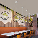 Modern LED Plant Pot Pendant Lights for Home Decor by Axyaa