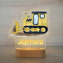 Children's Animal Night Light Custom Name Lamp by Axyaa: Personalized Acrylic Baby Room Decor