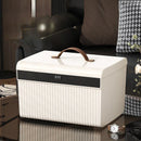 Axyaa Passport Certificate Lockable Safe Box - 2 Layers Large Capacity Storage
