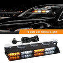 Axyaa 16 LED Car Strobe Emergency Light Bar in Red Blue Amber White