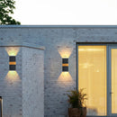 Axyaa LED Outdoor Wall Sconce Lamp for Staircase Entrance, Terrace Waterproof Lighting