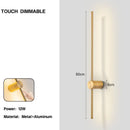 Axyaa 360° Rotatable LED Wall Sconce, Touch Dimmable & Adjustable Brightness