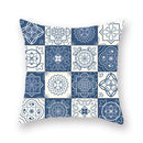 Geometric Mandala Flower Print Pillowcase for Home Decor by Axyaa