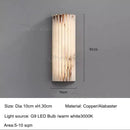 Axyaa Natural Marble Warm White Wall Light 3000K Indoor Lighting Fixtures