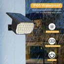 Axyaa Solar LED Landscape Spotlights - 3 Modes Waterproof Outdoor Wall Lights