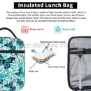 Butterflies Lunch Box Insulated Bag for Women Girls Teens | Axyaa Butterfly Bento Tote