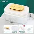 Axyaa Quick-Freeze Ice Cube Tray Storage Box for Instant Release, Kitchen Ice Maker