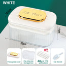Axyaa Quick-Freeze Ice Cube Tray Storage Box for Instant Release, Kitchen Ice Maker