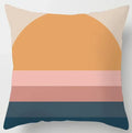 Axyaa Geometric Pattern Plush Cushion Cover for Home Decor 45x45cm