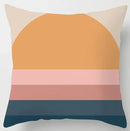 Axyaa Geometric Pattern Plush Cushion Cover for Home Decor 45x45cm