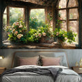 Axyaa Bohemian Retro Floral Wall Hanging Room Art Decoration for Home