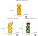 Axyaa Ceramic Vase Orange Lemon Watermelon Fruit Fresh Flower Tabletop Centerpiece