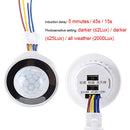 Axyaa Motion Sensor LED Light Switch Auto On Off 85-265V Infrared Induction Home Detector