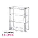 Axyaa Acrylic Stackable Storage Box with Magnetic Lid Transparent Showcase Organizer