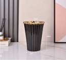 Axyaa Crown Ceramic Vase, Gold Black White, Modern Flower Ware, Home Decor Ornaments