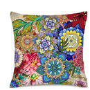 Axyaa Floral Mandala Pattern Pillow Cover for Sofa, Bedroom, Car