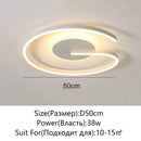 Axyaa LED Round Bedroom Ceiling Light - Modern Minimalist Home Lighting