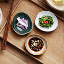 Axyaa Ceramic Seasoning Dish Snack Plate for Restaurant Tableware