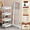 Axyaa Floor-to-Ceiling Multi-layer Service Cart for Kitchen Storage