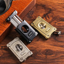 Axya Portable V-Cut Cigar Cutter Set with Sharp Puncher