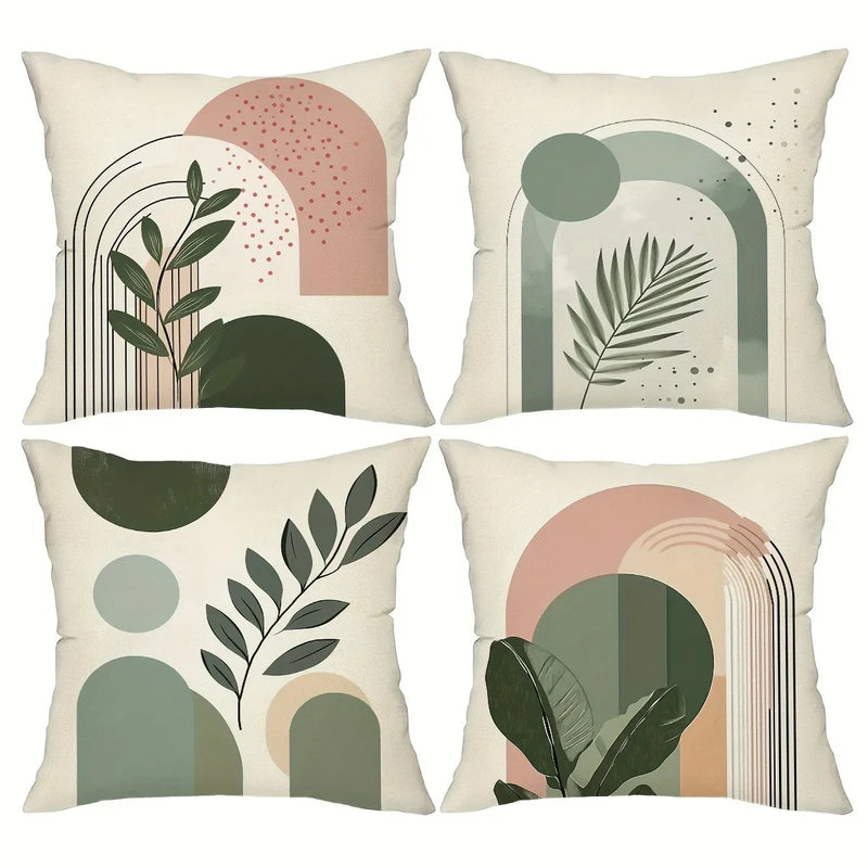 Axyaa Bohemian Abstract Minimalist Pillowcase without Pillow Core