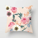 Axyaa Flower Butterfly Pattern Decorative Pillowcase for Home Sofa.