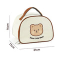 Axyaa Stainless Steel Microwavable Bento Lunch Box with Insulated Bag