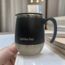 Axyaa 500ml Insulated Stainless Steel Coffee Mug with Lid, for Hot and Cold Drinks