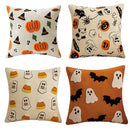 Axyaa Halloween Embroidery Pillowcase Set