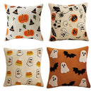 Axyaa Halloween Embroidery Pillowcase Set