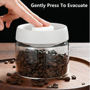 Axyaa Glass Coffee Beans Storage Jar - Vacuum Sealed Moisture-proof Container