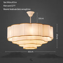 Axyaa Auspicious Cloud Fabric Chandelier Pendant Light for Hotel, Living Room, Restaurant