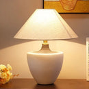 Axyaa Nordic Ceramic Table Lamp Modern Art LED Desk Light