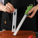 Axyaa Stainless Steel Grater with Plastic Handle - Kitchen Gadget for Cheese, Chocolate, Fruits