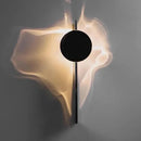 Axyaa Ripple LED Wall Lamp: Modern Minimalist Bedroom Art Lighting