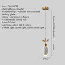Axyaa Luxury Crystal Chandelier Pendant Light for Home Decor, Bedroom, Restaurant, Bar