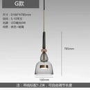 Axyaa Macaron Glass Chandelier: Modern Creative Light Shade for Restaurant, Bar, or Store