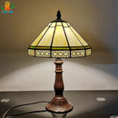 Axyaa Geometric Glass Table Lamp for Stylish Home and Office Decor